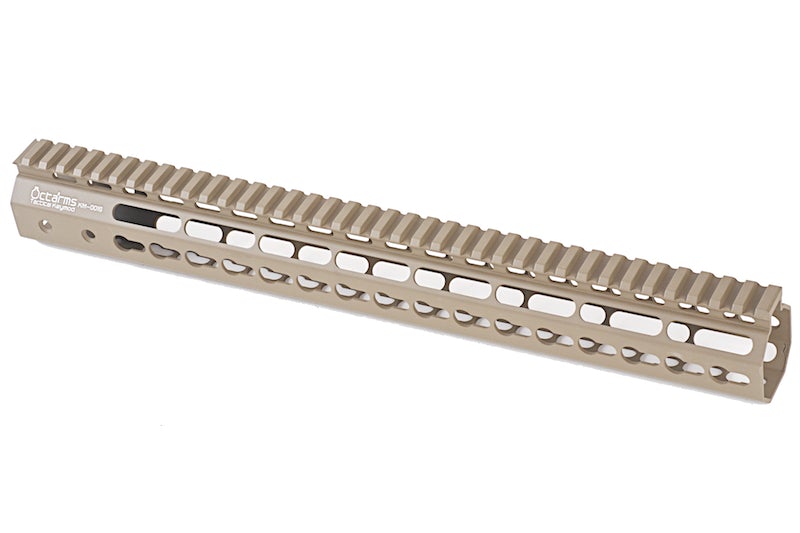 ARES Octarms 15 Inch Tactical Keymod System Handguard Set (Dark Earth)