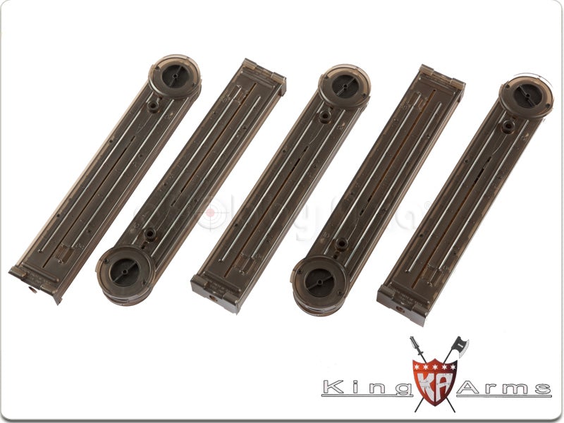 King Arms 300rd Hi-Cap Magazine for P90 AEG (5pcs)