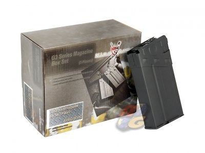 King Arms 500rds Hi-Cap Magazine for G3 Series AEG (5pcs)