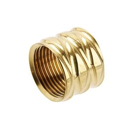 5KU Rhombus Threaded Protector - 14mm CCW - Gold