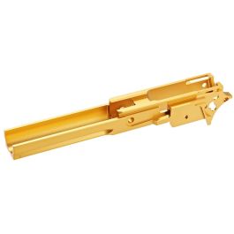 5KU Tokyo Marui Hi Capa GBB Middle Frame (4.3 inch, Aluminum Blank Marking w/ Rail Version, Gold)