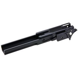5KU Tokyo Marui Hi Capa GBB Middle Frame (4.3 inch, Aluminum Blank Marking w/ Rail Version, Black)