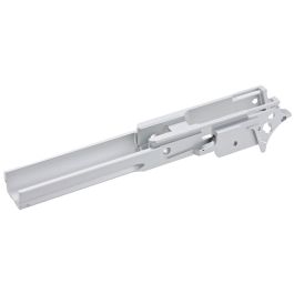 5KU Tokyo Marui Hi Capa GBB Middle Frame (4.3 inch, Aluminum Blank Marking w/ Rail Version, Silver)