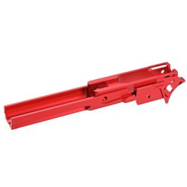 5KU Tokyo Marui Hi Capa GBB Middle Frame (4.3 inch, Aluminum Blank Marking w/ Rail Version, Red)