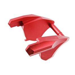 5KU Tokyo Marui Hi Capa GBB Airsoft Ambi Thumb Safety - Type 1 (Aluminum, Red)
