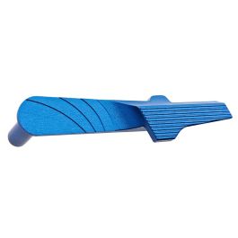 5KU Tokyo Marui Hi Capa GBB Airsoft Slide Stop - Type 1 (Aluminum, Blue)