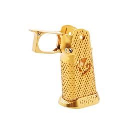 5KU Tokyo Marui Hi Capa GBB CNC Aluminum Grip (Infinity Style, Type 3) - Gold