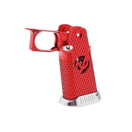 5KU Tokyo Marui Hi Capa GBB CNC Aluminum Grip (Infinity Style, Type 3) - Red