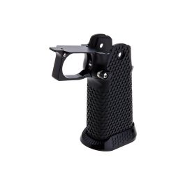 5KU Tokyo Marui Hi Capa GBB CNC Aluminum Grip (Infinity Style, Type 1) - Black