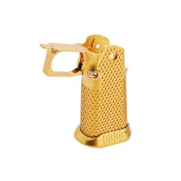 5KU Tokyo Marui Hi Capa GBB CNC Aluminum Grip (Infinity Style, Type 1) - Gold