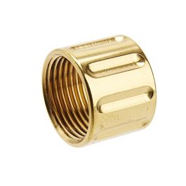 5KU Vertical Knurling Threaded Protector - 14mm CCW - Gold