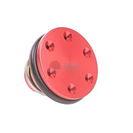 SHS Aluminum CNC AEG Piston Head - Red