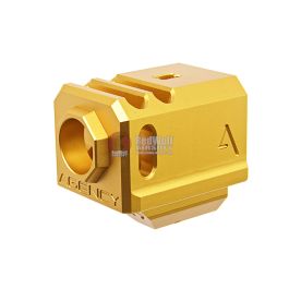 RWA Agency Arms 417 Compensator (Dual Port, 14mm CCW) - Gold