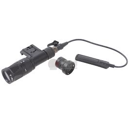 Blackcat Airsoft M300 Flashlight with Tactical IMF Mount - Black