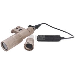 Blackcat Airsoft M300 Flashlight with Tactical IMF Mount - Tan