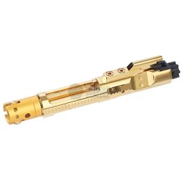 G&P GBB Roller Bolt Carrier Set B (Negative Pressure) (Gold Chromic Coating) for Bomber GBB CNC Meta