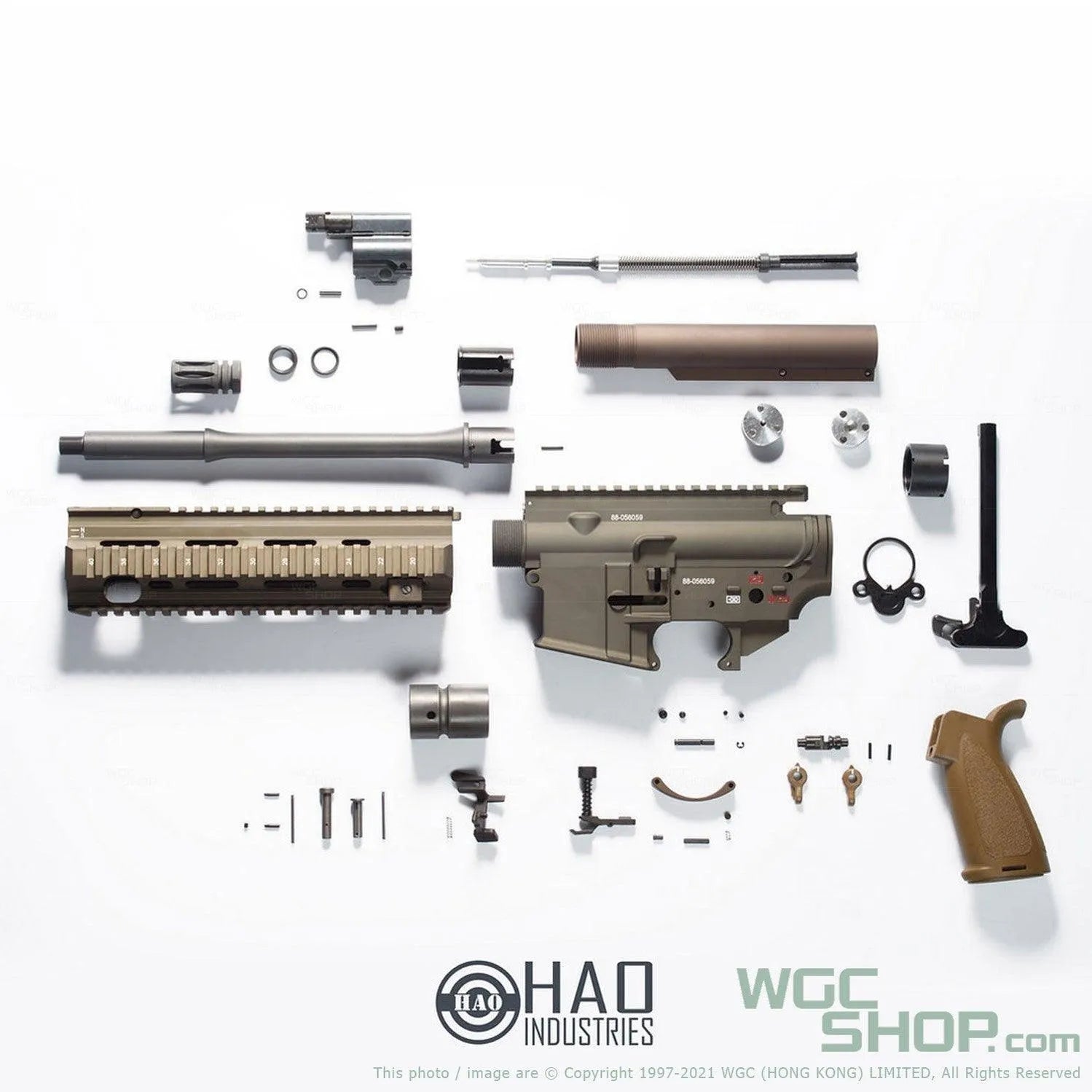 HAO 416A5 Conversion Kit for Marui MWS GBB Airsoft ( RAL8000 )