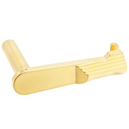 Gunsmith Bros STI Steel Slide Stop for Tokyo Marui Hi Capa & 1911 Series - Type 1 / Gold