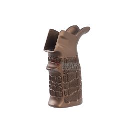 G&P Aluminum (CNC Process) Waffle Heat Sink Grip for Tokyo Marui & G&P M4 / M16 Series (Hex,Sand)