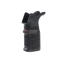 G&P Aluminum (CNC Process) Waffle Heat Sink Grip for Tokyo Marui & G&P M4 / M16 Series (Hex,Black)