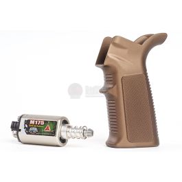 G&P CNC MOTS Heat Sink Grip Devil Jet Kit for Tokyo Marui & G&P M4 / M16 Series (Diamond,Sand)