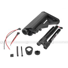 G&P M4A1 Extended Battery CRANE Buttstock with 10.8v Battery (Black)
