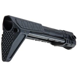 G&P PDW Stock (Slim) for Tokyo Marui & G&P M4 / M16 Metal Body Series (Snake, Black)