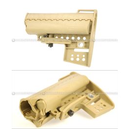 Laylax Retractable Stock VL for Tokyo Marui M4 / M16 (Sand)