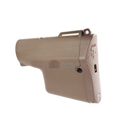 Madbull Troy Battle Ax M4 Buttstock w/ Silver Wire core - TAN