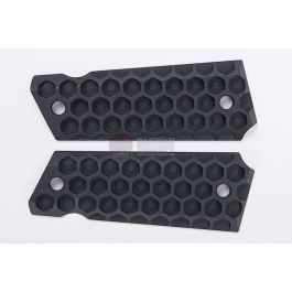 GK Tactical CNC Aluminum 'Apocalypse Hive' Full Size 1911 Pistol Grip - Black