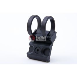 G&P M-LOK One O'Clock Flashlight Mount Ring (1 inch) - Black