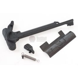 G&P Plastic M4 Charging Handle & Bolt Stop Set for Tokyo Marui & G&P M4A1 Series Metal Body - Black