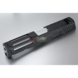 Airsoft Surgeon Cybergun M&P9 Gen 1 GBB Airsoft Full Size Chris Costa Steel Custom Slide 4.25 inch
