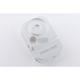 Crusader M4 Match Type Extended Bolt Catch Button for VFC M4 GBBR - Silver (by VFC)