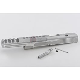 Gunsmith Bros Aluminum TWO TWO Open 7 inch for Tokyo Mauri Hi-Capa 5.1 GBB Pistol - Silver