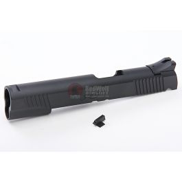 Enigma Aluminum Kimber LAPD SWAT Custom II Slide Set for Tokyo Marui MEU Series GBB - Matt Black