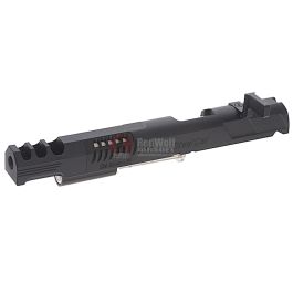 Gunsmith Bros CNC Aluminum Limcat Steel Cat Open Slide Set for Tokyo Marui Hi Capa 5.1 - Black