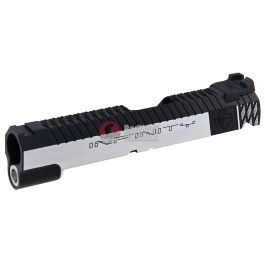 Gunsmith Bros CNC Aluminum Spiral - Texas Island 4.3 Single Slide w/ Rear Sight for Tokyo Marui Hi-C
