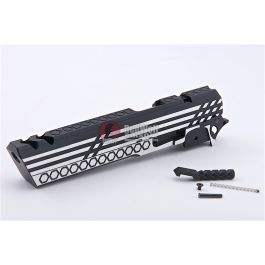 Gunsmith Bros CNC Aluminum Smoking Holes Open Slide Kit Set for Tokyo Marui Hi-Capa Series - Two