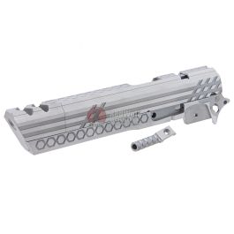 Gunsmith Bros CNC Aluminum Smoking Holes Standard Set for Tokyo Marui Hi-Capa Series - Silver