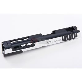 Gunsmith Bros CNC Aluminum STI DVC STD Single Slide for Tokyo Marui Hi-Capa GBB Series - 2 Tone
