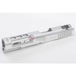 Gunsmith Bros CNC Aluminum STI DVC STD Single Slide for Tokyo Marui Hi-Capa GBB Series - Silver