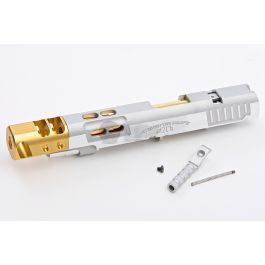Gunsmith Bros STI DVC Steel Slide Set for Tokyo Marui Hi-Capa GBB Series - Silver