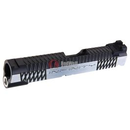 Gunsmith Bros CNC Aluminum SV Rhombus 4.3 Single Slide w/ Rear Sight for Tokyo Marui Hi-Capa Series