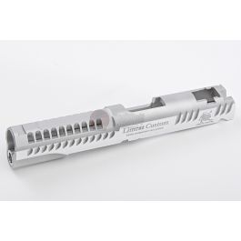 Gunsmith Bros Limcat Custom Cuts STD Single Slide for Tokyo Marui Hi-Capa GBB Series - Silver