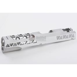Gunsmith Bros Triangle Single Slide for Tokyo Marui Hi-Capa GBB Series - Silver
