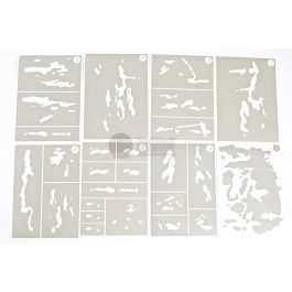 Landscape Stencil Set 'Multicam'