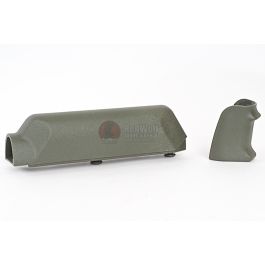 ARES Amoeba Striker S1 Pistol Grip with Cheek Pad Set for Amoeba Striker S1 Sniper -Olive Drab