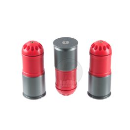 MAG 40mm Grenade Airsoft (120 rounds, 3pcs) - Red