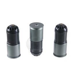 MAG 40mm Grenade Airsoft (120 rounds, 3pcs) - Black